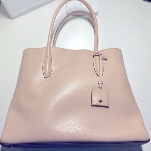 Kate Spade Nude Sandy Pale Blush Leather Satchel